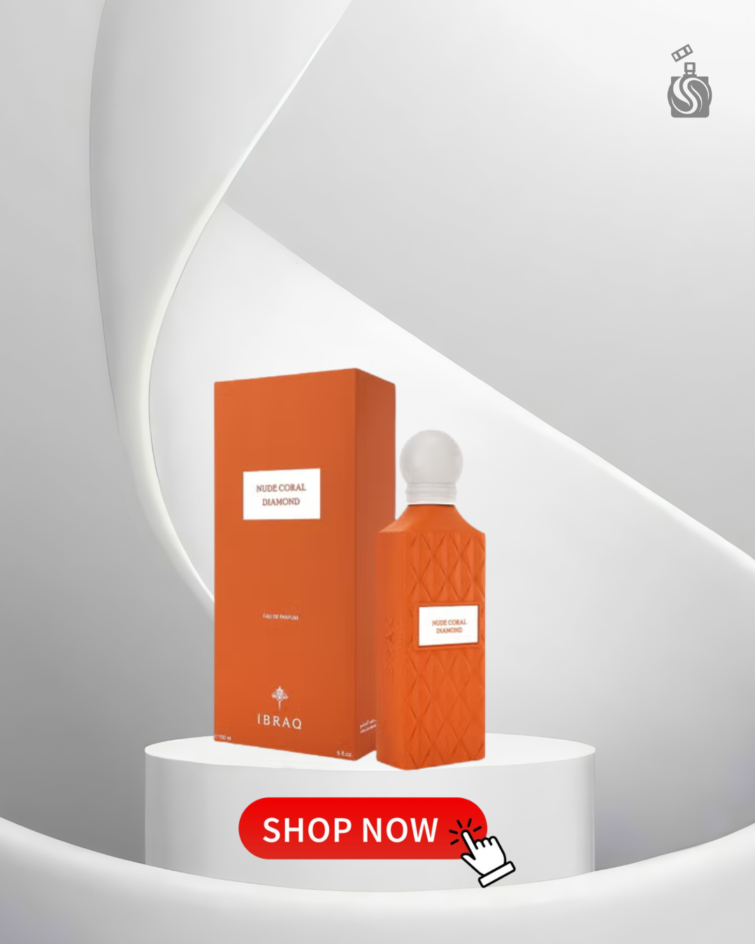 Ibraheem Al Qurashi Nude Coral Diamond Perfume