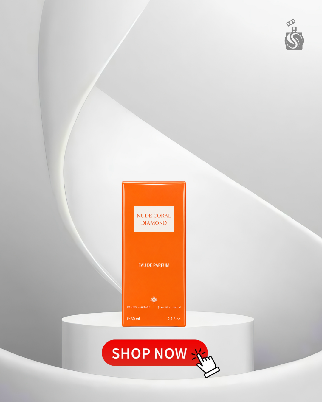 Ibraheem Al Qurashi Nude Coral Diamond Perfume