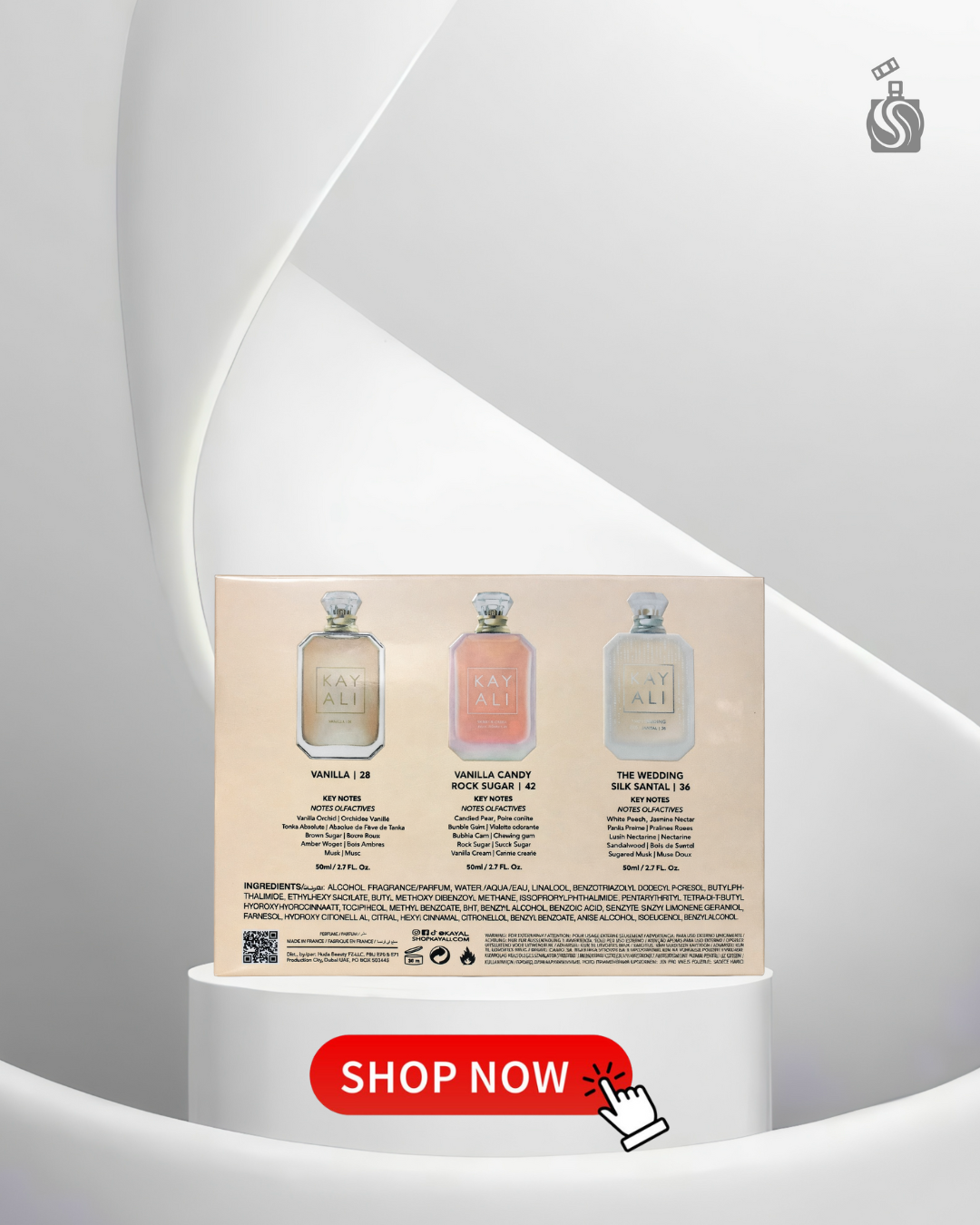 Kayali Set of 3 Eau de Parfum